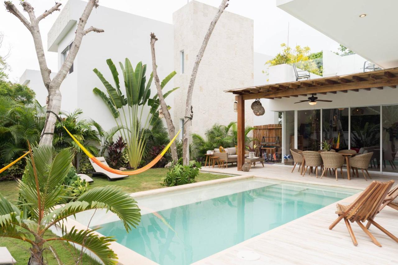 Chic & Mexican Villa, A True Oasis Pool, Security Tulum Esterno foto