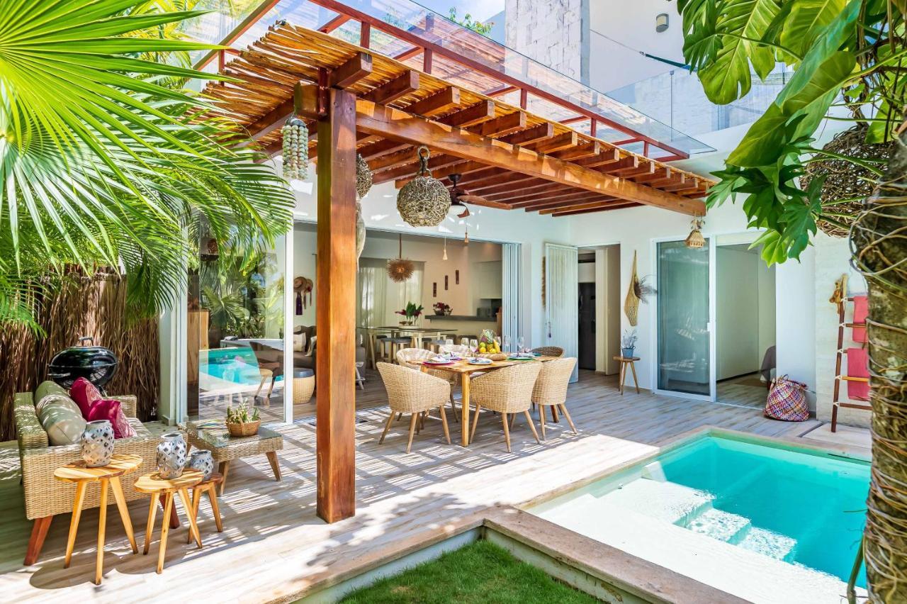 Chic & Mexican Villa, A True Oasis Pool, Security Tulum Esterno foto