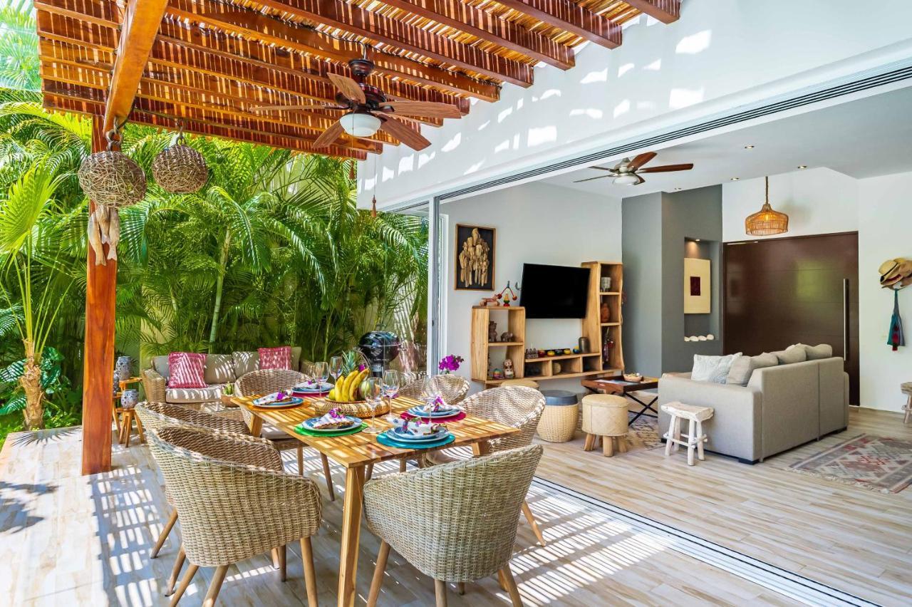 Chic & Mexican Villa, A True Oasis Pool, Security Tulum Esterno foto