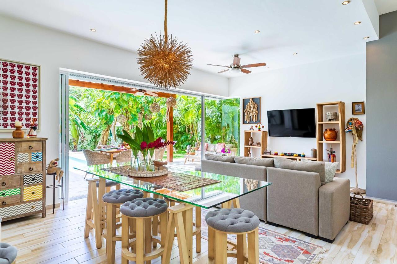 Chic & Mexican Villa, A True Oasis Pool, Security Tulum Esterno foto